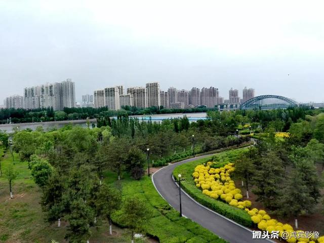 大同御东迎宾大桥美景