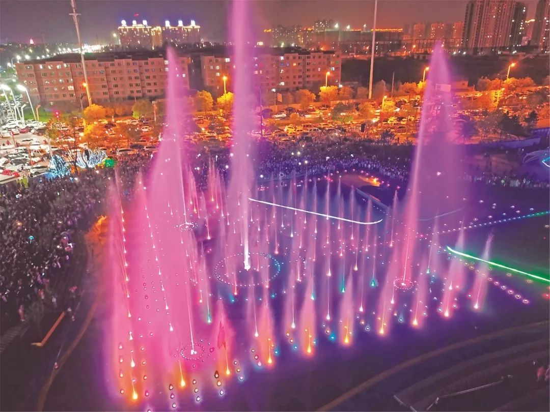 西京街音乐喷泉今日起不定时喷放!-大同E网